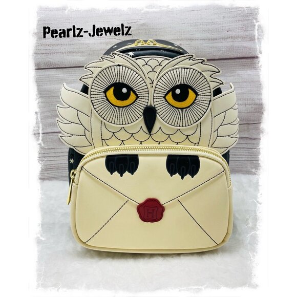 Loungefly Harry Potter Hedwig Owl Letter Envelope Figural Cosplay Backpack NWT - Picture 1 of 5